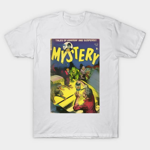 Pulp Horror Mr. Mystery T-Shirt by Psychosis Media